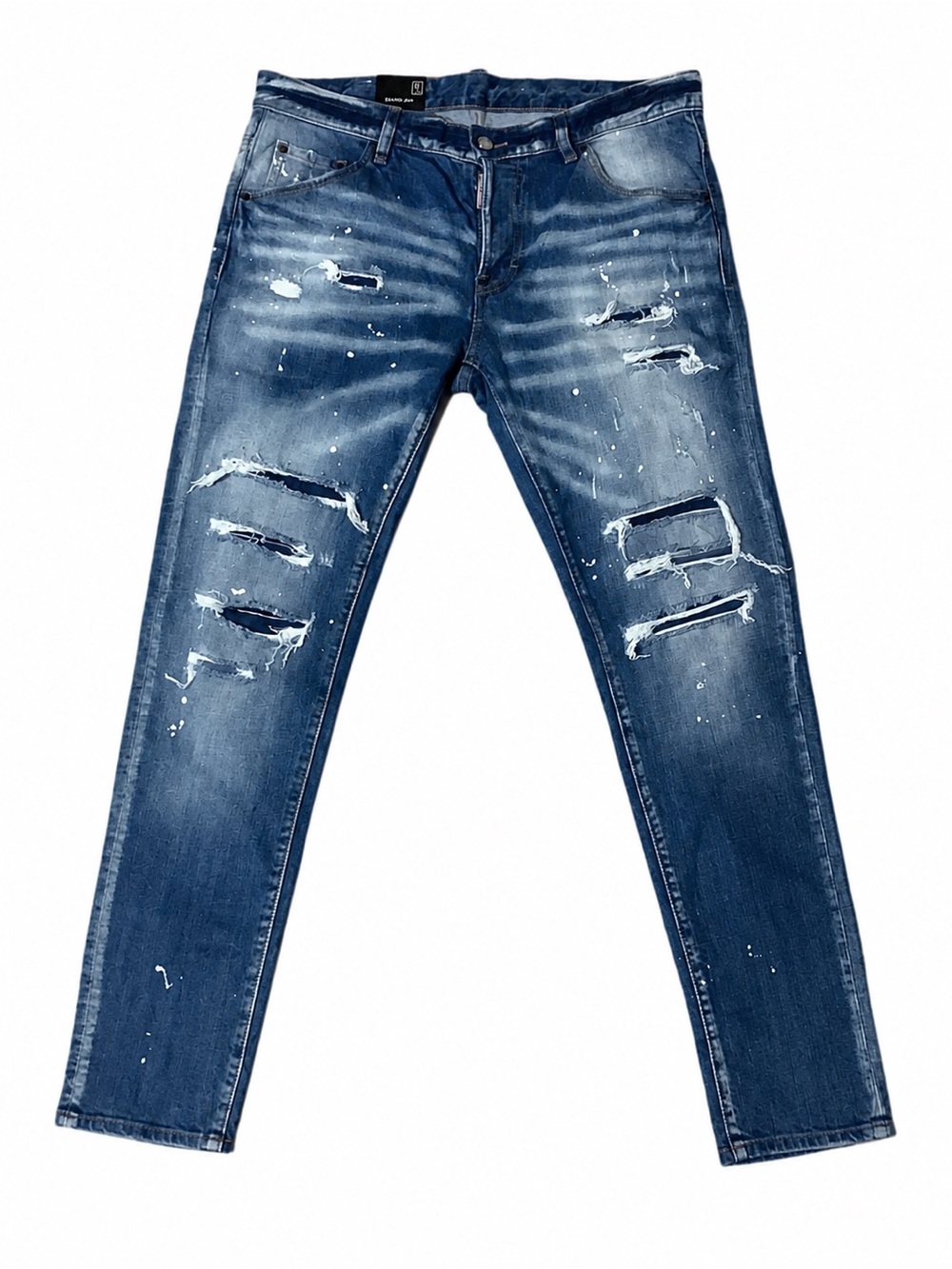 DSQUARED2 Women's Distressed Blue Skinny Jeans NWT - Picture 4 of 7